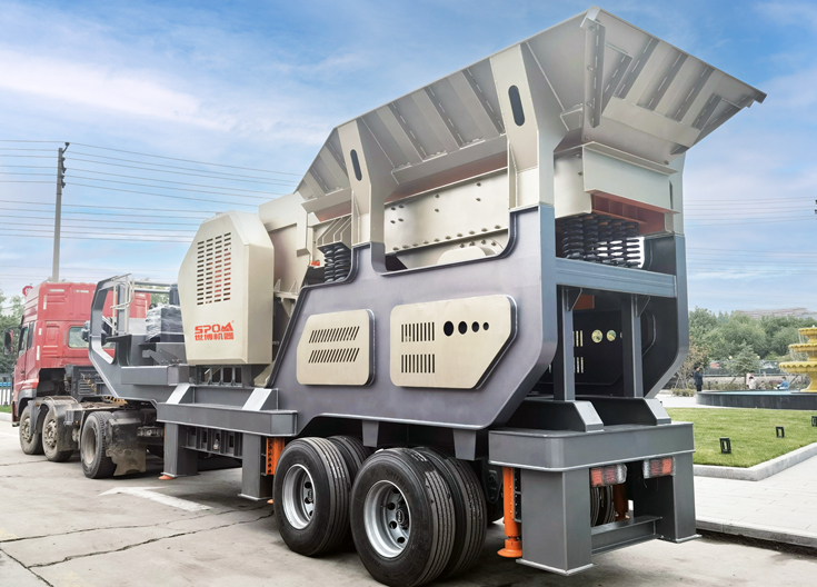 轮胎式粗破移动破碎站