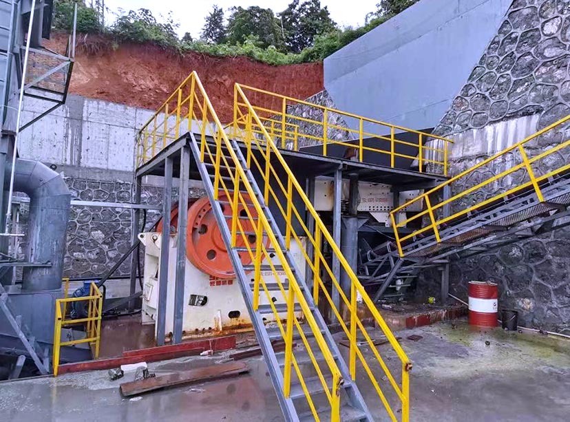越南一客户石料生产线现场