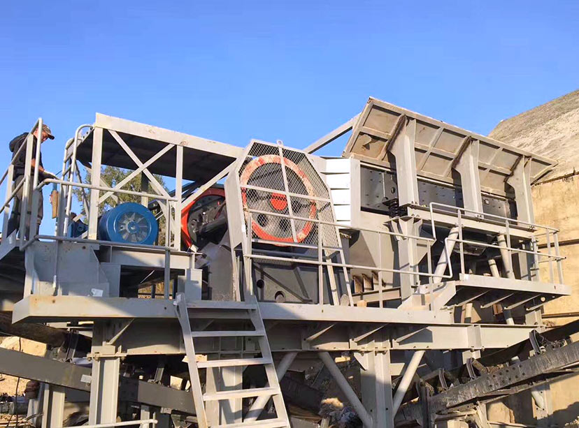 陕西西安碎石生产线现场