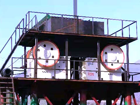 黄冈亚东碎石生产线现场