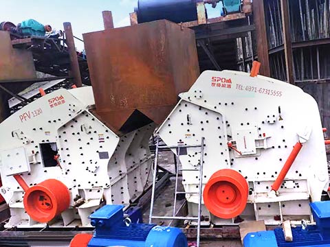 安徽阜阳反击式破碎生产线现场