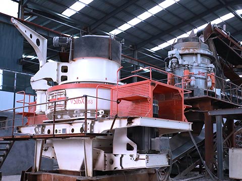 广东阳春河卵石制砂生产线现场