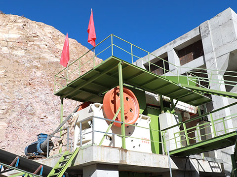 湖南张家界碎石生产线现场