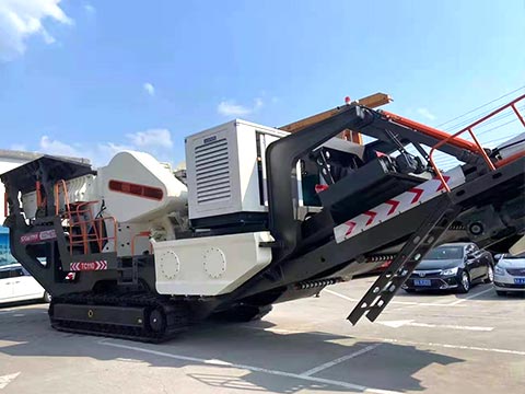 履带式粗破移动破碎站