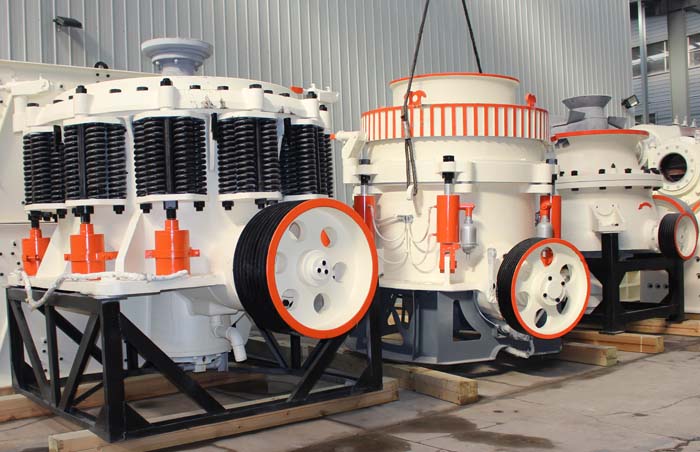 圆锥破碎机生产车间