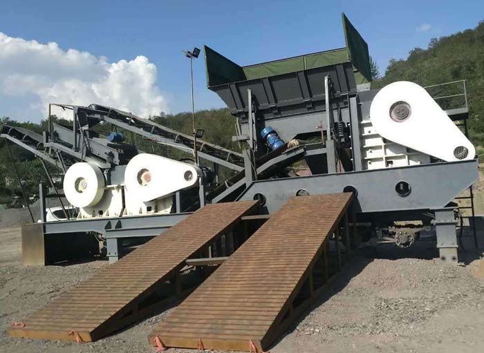 移动式石料生产线