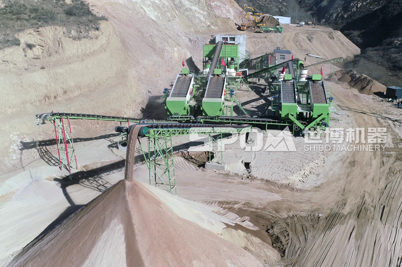 制砂生产线现场拍