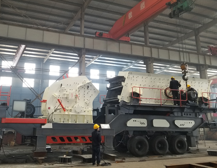 移动式1210反击破筛分站