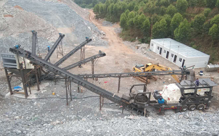 石头破碎生产石子