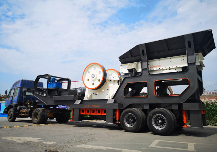 移动颚式破碎站