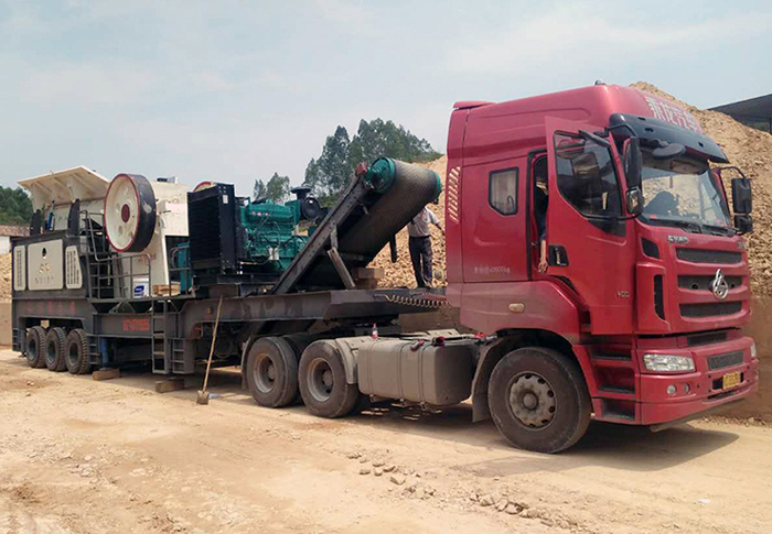 移动式柴油动力颚式破碎机