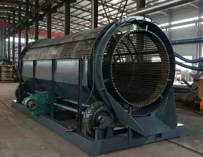 无轴小型滚筒洗石机