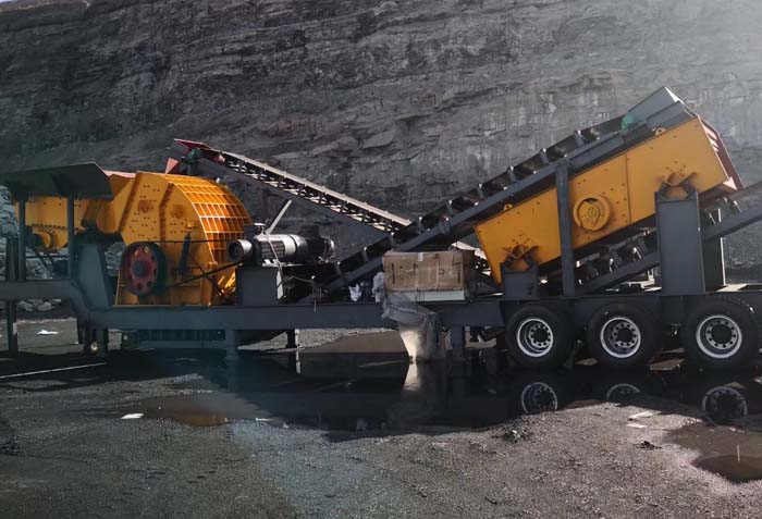移动式大型重锤式破碎站
