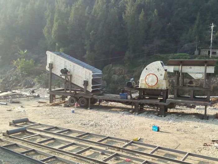 移动式1216重锤破安装现场