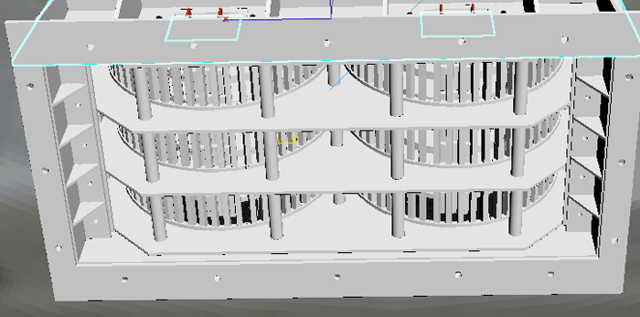 破碎制砂机底部的篦条