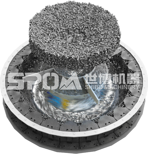 立轴冲击破碎机工作原理