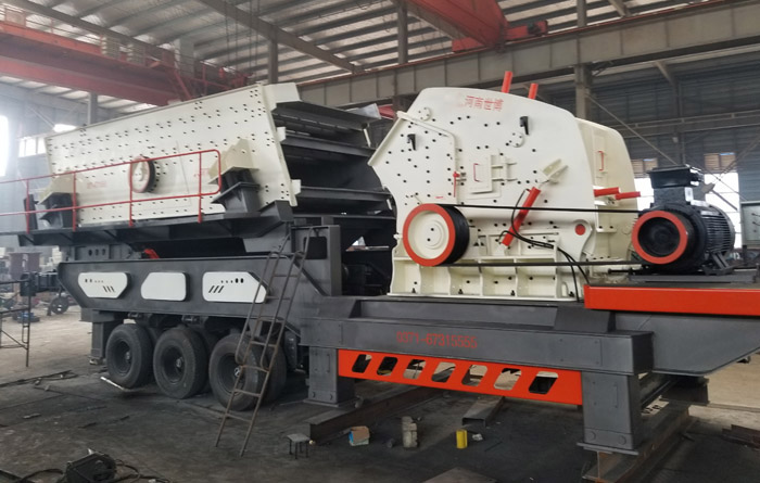 轮胎式移动碎石机