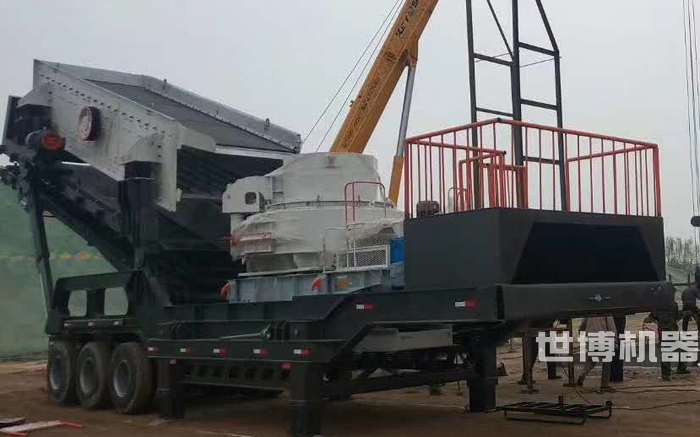 制砂筛分一体机安装现场