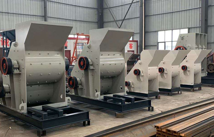 双级锤破生产车间