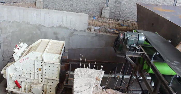 PFV1315反击破由给料机直接进料