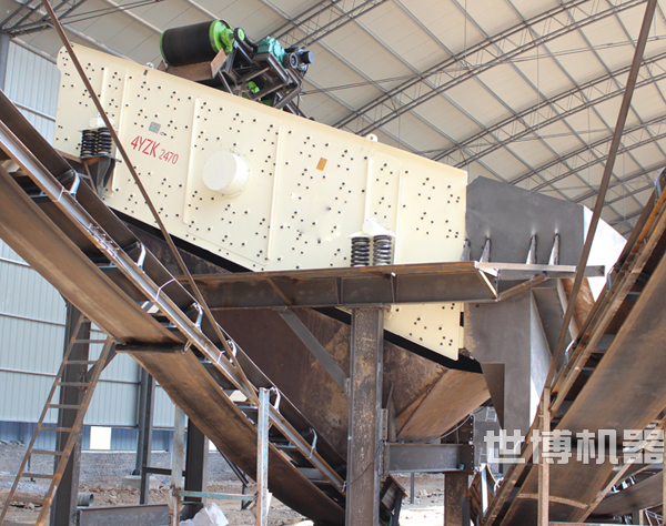 多层筛沙机安装现场