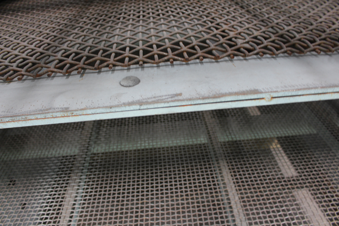 筛沙机筛网特写