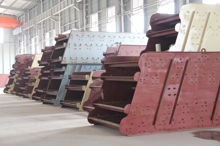 筛沙机生产车间