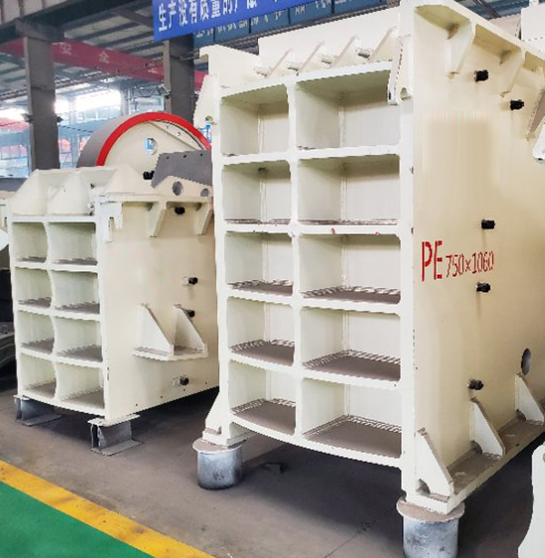PE750*1060颚破机生产车间