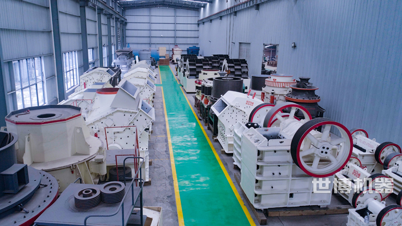 磕石机生产车间