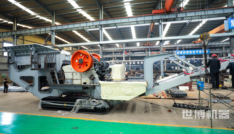 履带破碎站生产车间