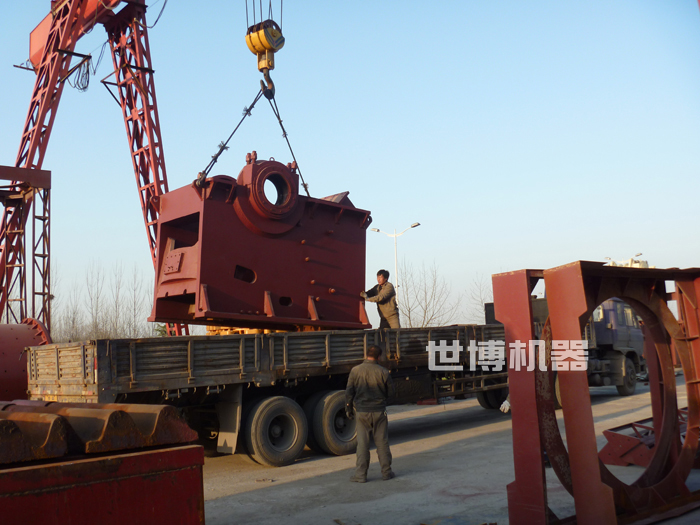 大型颚破发货现场