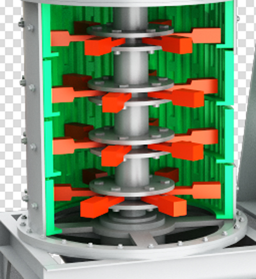 复合式破碎机结构图