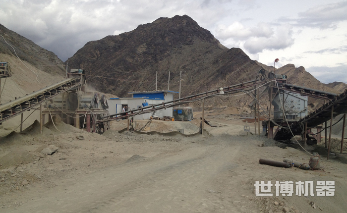 破碎生产线第二步石料细碎