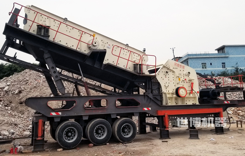 轮胎式移动反击破碎站