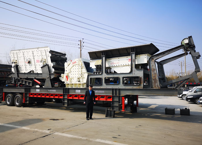 三合一移动破碎站