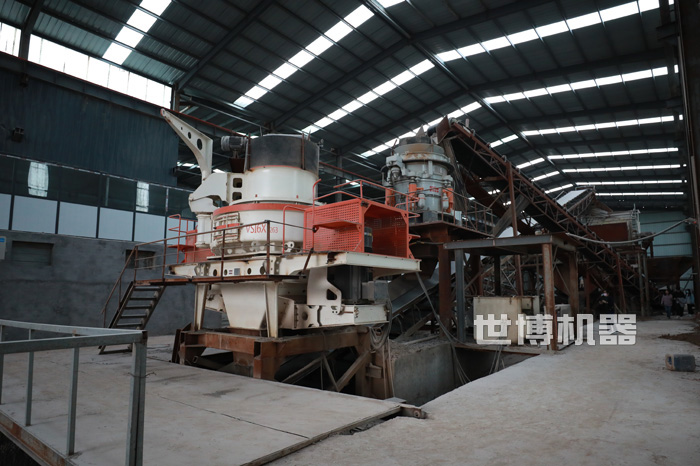 1263制砂机安装现场
