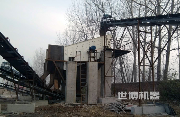 振动筛安装现场会