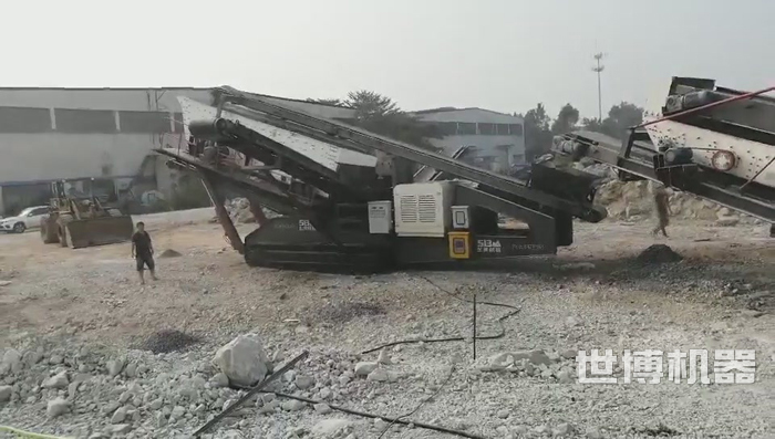 全自动筛沙机安装现场