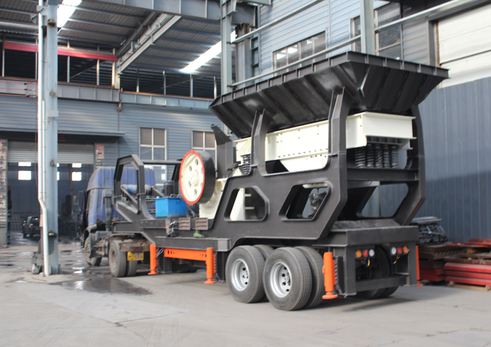 建筑垃圾破碎站发货现场