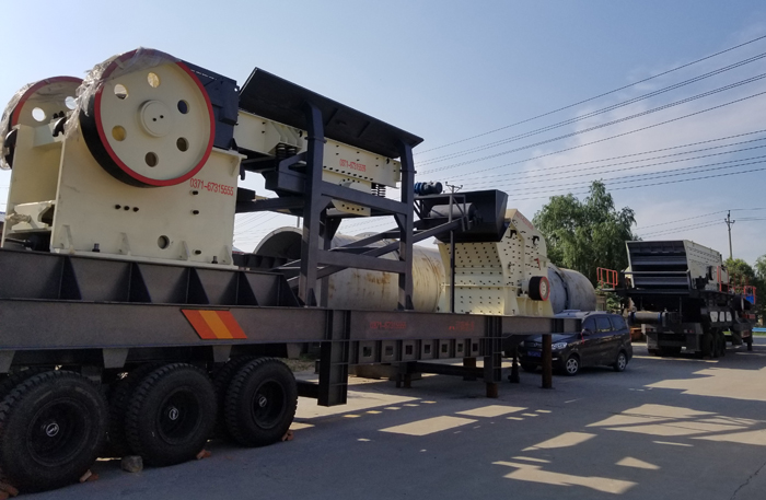 移动混凝土碎石机