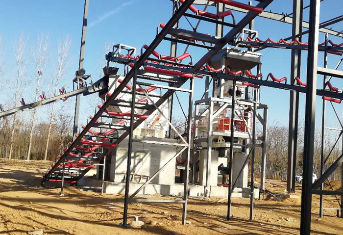 制砂机安装现场