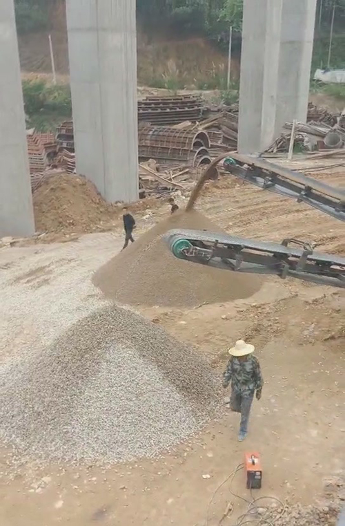 高铁建设现场砂石料现场生产