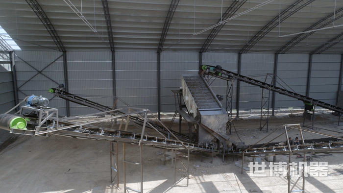 振动筛安装现场