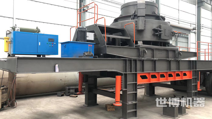 移动式河南卵制砂机生产车间