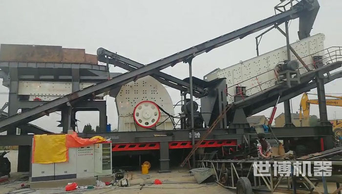 三合一移动式重锤破筛分站