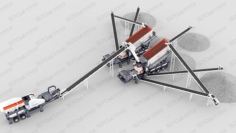 时产600吨移动破碎方案1