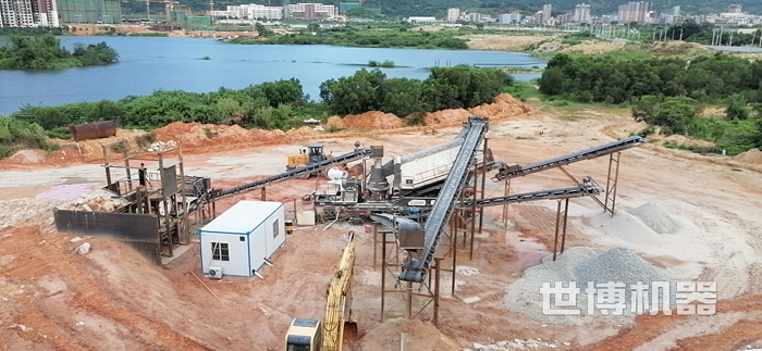 破碎机工作现场