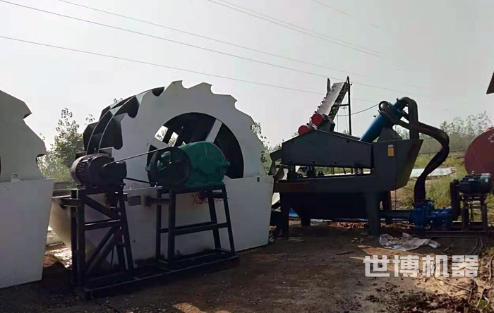 洗砂机客户现场