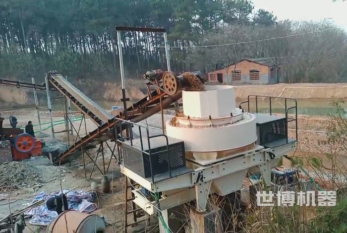 机制砂生产现场