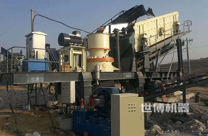 移动式单缸液压圆锥破筛分站